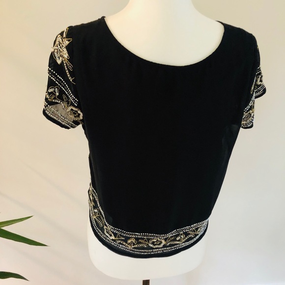 GORGEOUS BEADED CROP - Picture 4 of 6